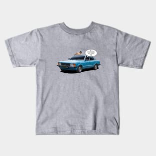 He's Puncturing the Tyres Ted Kids T-Shirt